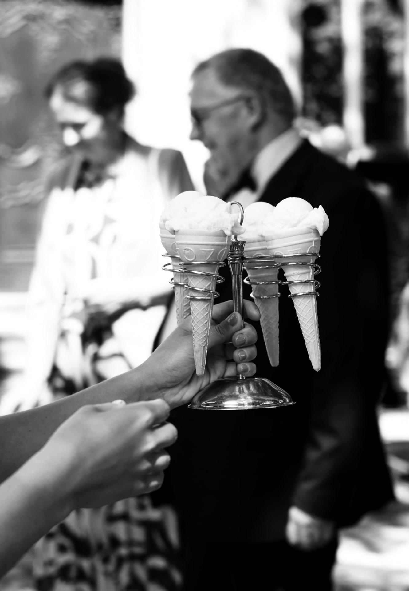 Eis für die Hochzeitsgäste — Hochzeitsreportage Belgien